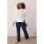 Trendyol Curve Dames Ecru Slogan Lang Relaxed fit Grote maten Sweatshirts