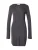 modström Gebreide jurk ‘Lucky’  antraciet