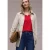 Street One Dames Shirt met knoopdetail in Rood