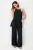 Brede-Pijpen Halter Jumpsuit