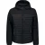 No Excess Jacket Short Fit Hooded Padded Black