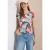 Cecil Dames Shirt met burn-out look in Wit