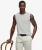 Classic Cotton Linen Tanktop Relaxed Pasvorm White