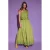 AMAYA Amsterdam maxi jurk broderie groen
