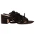 Gianvito Rossi Gestrikte Blockhak Sandalen in Bruin Suède