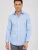 7Camicie Zakelijk overhemd ‘Firenze Satin Man Shirt Black’  lichtblauw