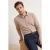 TRENDYOL MAN Heren Beige Gestructureerd Lang Regular fit Overhemden