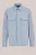 WE Fashion – Heren regular fit overshirt – Regular fit – Grijsblauw – Katoen –