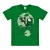 LOGOSHIRT Shirt ‘Green Arrow’  groen / zwart / wit
