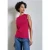 Street One Dames Basic top met col in Pink
