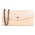 Braun Büffel Clutch ‘Lizzy’  beige / zilver