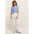 Summum Woman Loose Tapered Pants Sleek Stretch Twill Off White
