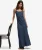 Maxi-jurk met Print Blauw