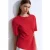 Dames T-shirt met ronde hals en korte mouwen