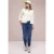 Street One Dames Blouson met rits en textuur in Wit