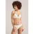 WE Fashion voorgevormde bikinitop met textuur ecru