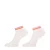 Marcmarcs sneakersokken Felice – set van 2 wit/oranje