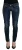 Acht Blauwe Katoenen Lage Taille Skinny Dames Casual Jeans