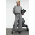 Oversized joggingbroek met wijde pijpen en trekkoord