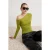 TRENDYOLMİLLA Dames Groen Effen Lang Getailleerd Blouses
