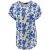 FOS Amsterdam Top tienus daisy kobalt