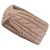Roeckl Hoofdband ‘CABLED CHARM’  beige / sand / lichtbeige / donkerbeige