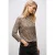 Street One Dames Basic leo col shirt in Beige
