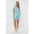 EsQualo Blouse Electric Waves Print