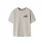 NAME IT KIDS T-shirt met backprint grijs