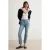 TRENDYOLMİLLA Dames Blauw Effen Slim Normale taille Jeans