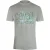 Cavalli Class Gebarsten Gespoten Logo Grijs Gemêleerd T-shirt