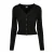 Urban Classics Dames/Dames Kort Gebreid Geribd Vest (Zwart)