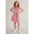 White Stuff Everly Jersey Shirt Dress Red Print