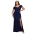 Maxi-jurk voor dames Goddiva Scuba Crepe