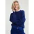 River Woods Blue Ribbed Crew Neck Sweater