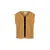 Koko Noko rechtvallend teddy gilet – bruin