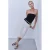 Mango linnen geruite midi rok – ecru