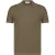 Blue Industry polo khaki korte mouw knitted