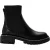 Steve Madden Dames Offline Leren Hakken Enkellaarsjes (Zwart)