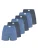 Lakeford & Sons Mannen Bokser American Boxershorts Herren 6-Pack in klassischen Designs