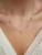 Hey Happiness Ketting ‘Petite Heart’  goud