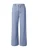 Munthe Broek ‘BOBEY’  blauw denim / wit