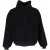 Balenciaga oversized fleece hoodie met rits in zwart polyester