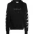 Off-white Diags Bit Book Skate Hoodie Zwart