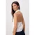 TRENDYOLMİLLA Dames Wit Effen Mouwloos Regular fit Blouses
