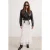 TRENDYOLMİLLA Dames Ecru Effen Maxi Asymmetrisch A-lijn Rokken