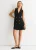 Zwart dubbel borststuk blazer mini jurk