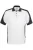 HAKRO 839 Comfort Fit Polo shirt Korte mouw wit/antraciet
