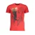 Dierenprint T-shirt Rood