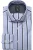 van Laack Overhemd blauw, Gestreept